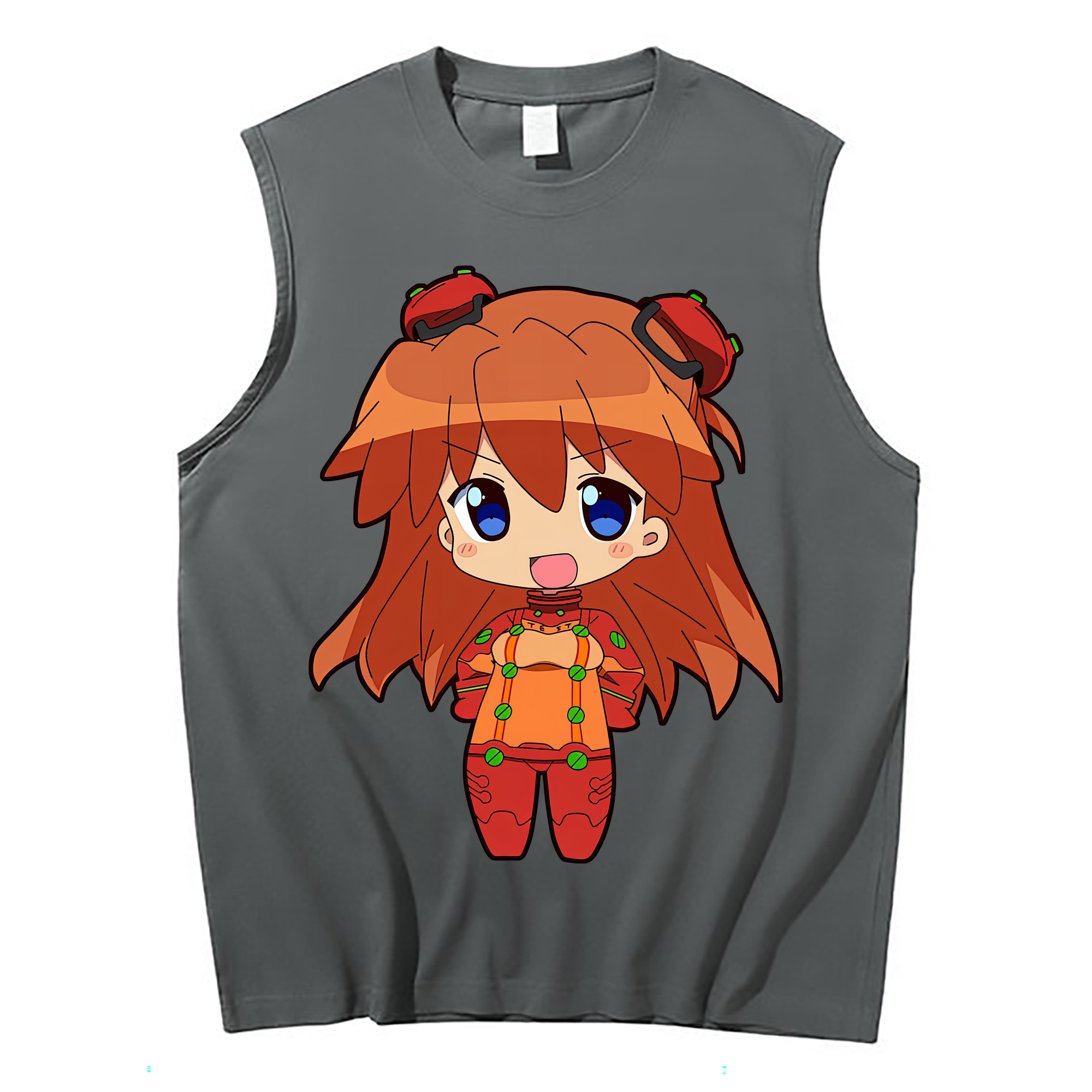 （画像用） EVA 新世紀エヴァンゲリオン コットン100％タンクトップ（フロントプリント）